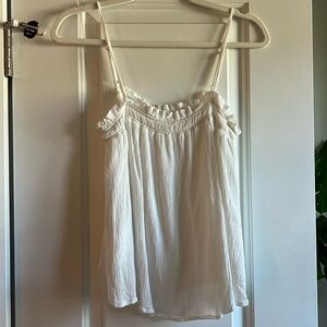 Z Supply white flowy spaghetti strap top